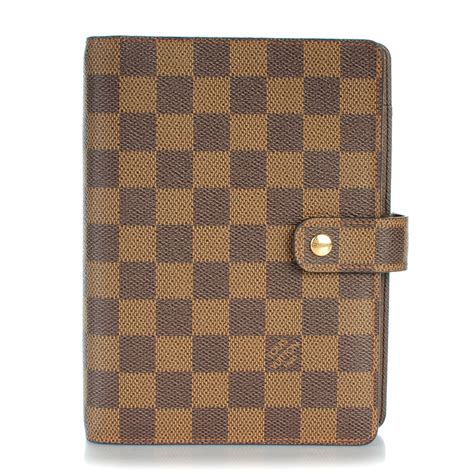 louis vuitton agenda gm damier ebene|Medium Ring Agenda Cover Damier Ebene .